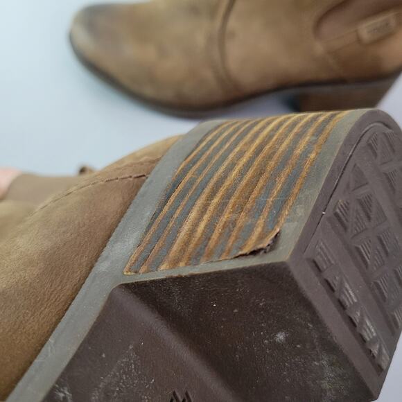 Teva Women's Brown Leather Anaya Chelsea Waterproof Booties Brown 9.5 - Picture 9 of 13